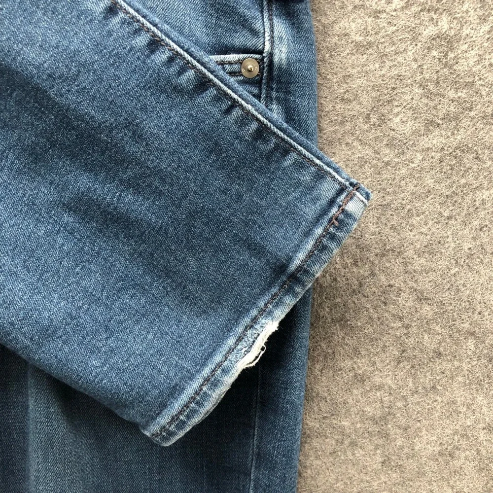 Banana Republic Travel Jeans Mens 36x32 Blue Washed‎ Indigo Stretch